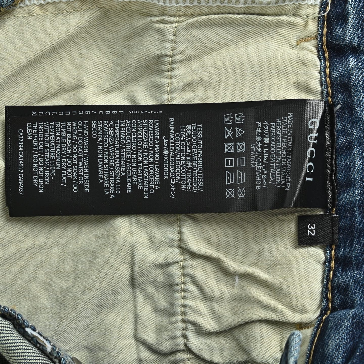Black Denim Plain Slim - Men's