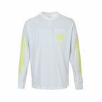 White Cotton Sleeve Print Long-Sleeve - Men's