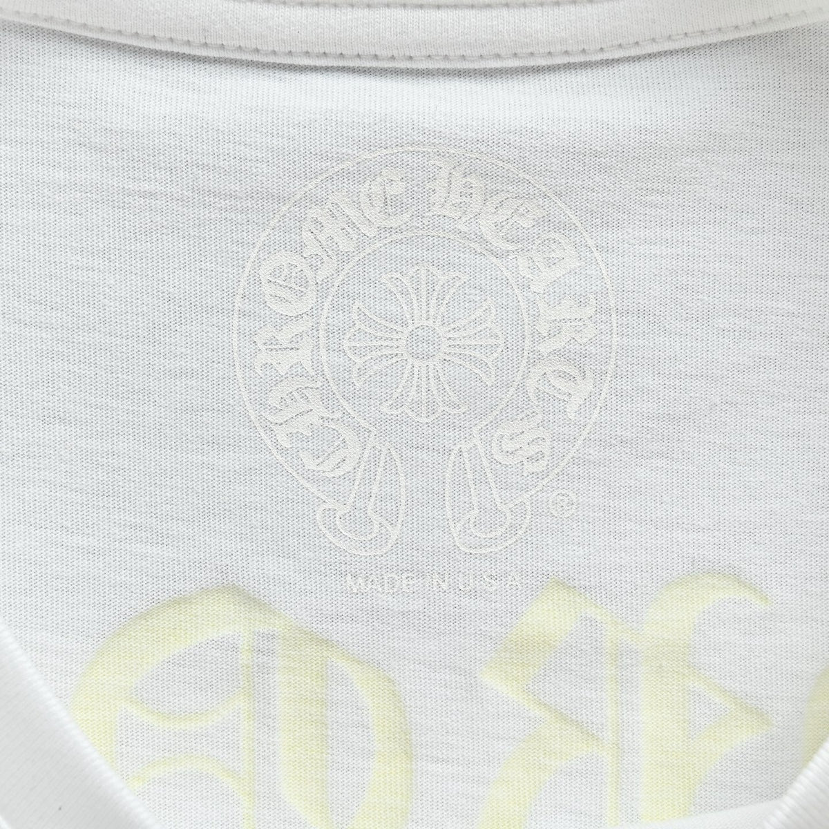 White Cotton Sleeve Print Long-Sleeve - Men's