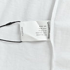 White Cotton Sleeve Print Long-Sleeve - Men's