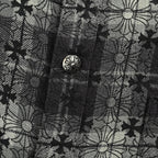Black Cotton Check Long-Sleeve - Men's