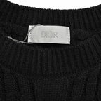 Black Knit Embroidered Short-Sleeve - Men's