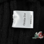 Black Knit Embroidered Short-Sleeve - Men's