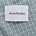 Cream Wool Check Hooded - Women's