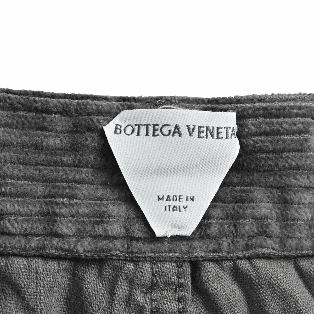 Grey Corduroy Plain Straight - Men's