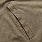 Beige Nylon Plain Gilet - Men's