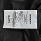 Black Nylon Contrast Cord Hooded - Men's