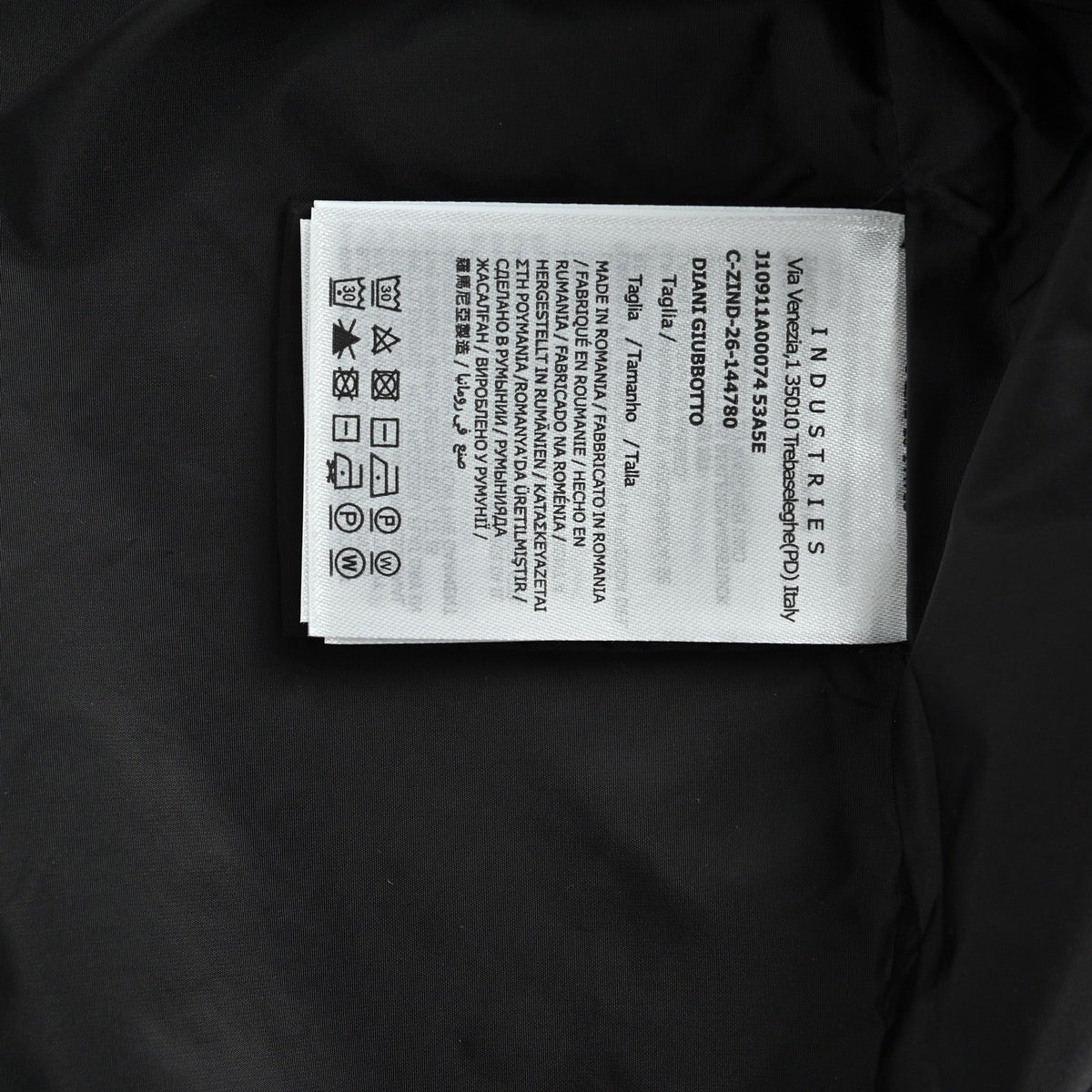 Black Nylon Contrast Zip Hooded - Men's
