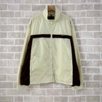 Cream Jersey Contrast Stripe Track - Men's