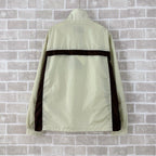 Cream Jersey Contrast Stripe Track - Men's