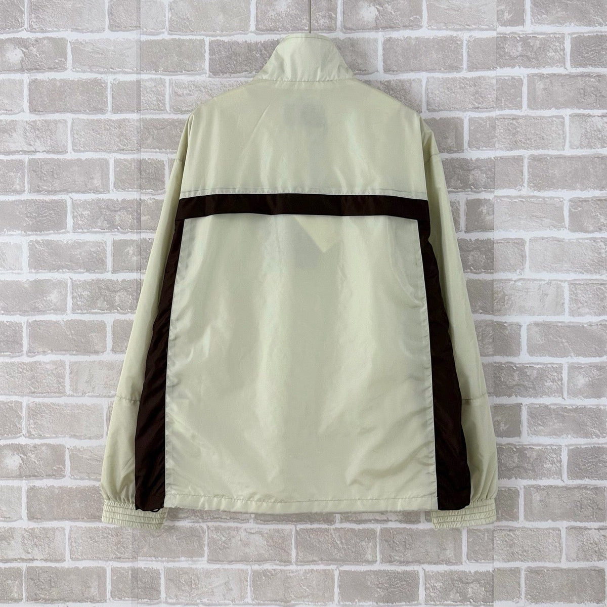 Cream Jersey Contrast Stripe Track - Men's