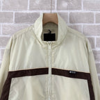 Cream Jersey Contrast Stripe Track - Men's