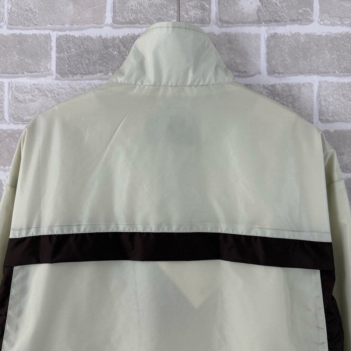 Cream Jersey Contrast Stripe Track - Men's
