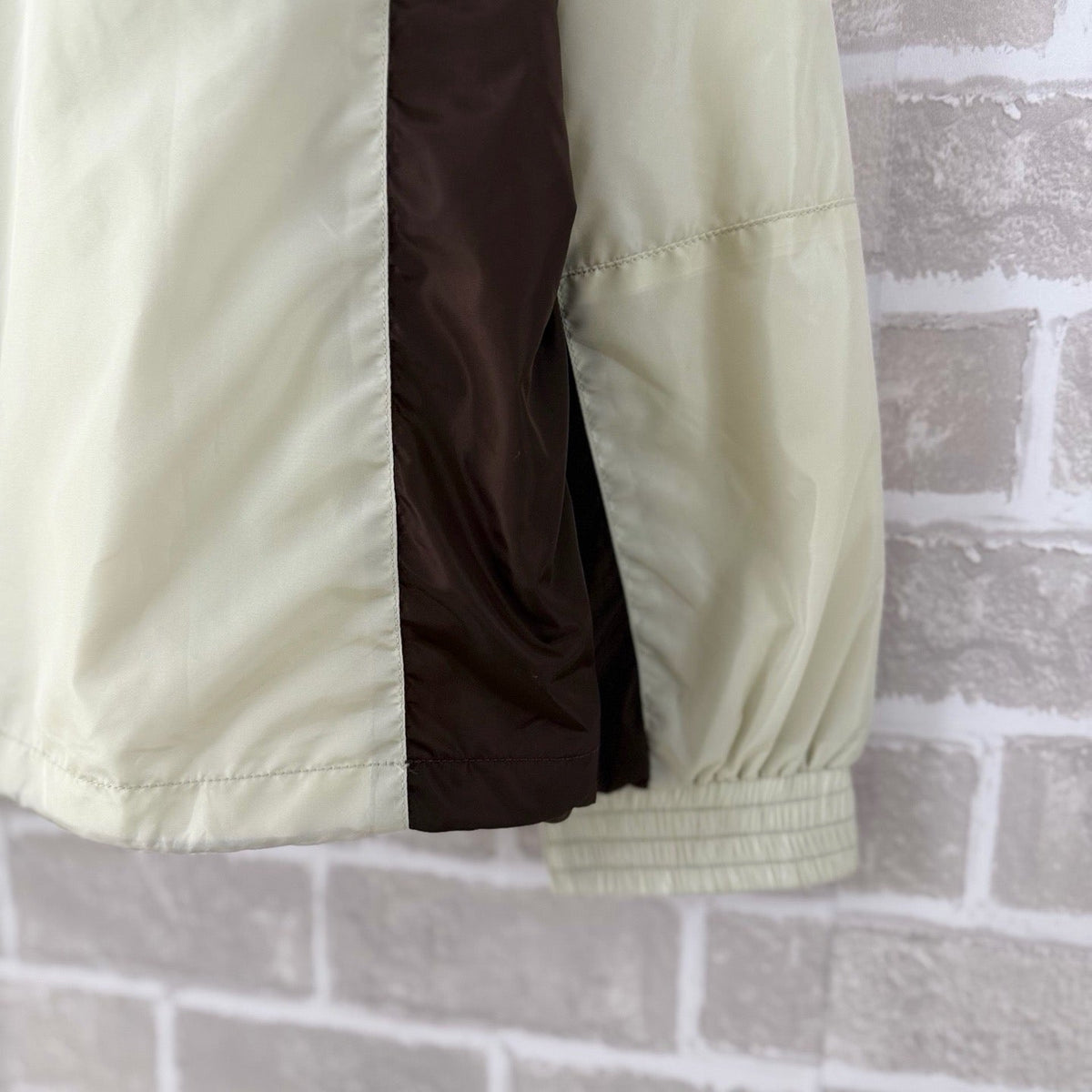 Cream Jersey Contrast Stripe Track - Men's
