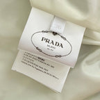Cream Jersey Contrast Stripe Track - Men's