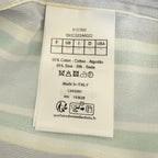 Green Cotton Striped Short-Sleeve - Men's