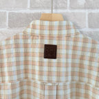 Cream Cotton Gingham Short-Sleeve - Men's