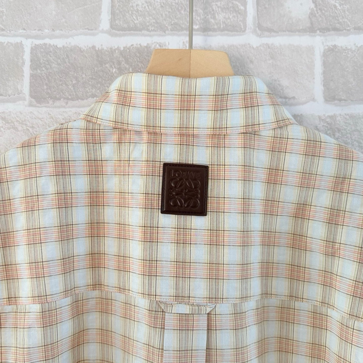 Cream Cotton Gingham Short-Sleeve - Men's