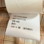 Cream Cotton Gingham Short-Sleeve - Men's