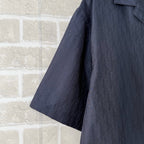 Navy Cotton Camp Collar Short-Sleeve - Men's
