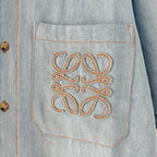 Blue Denim Anagram Short-Sleeve - Men's