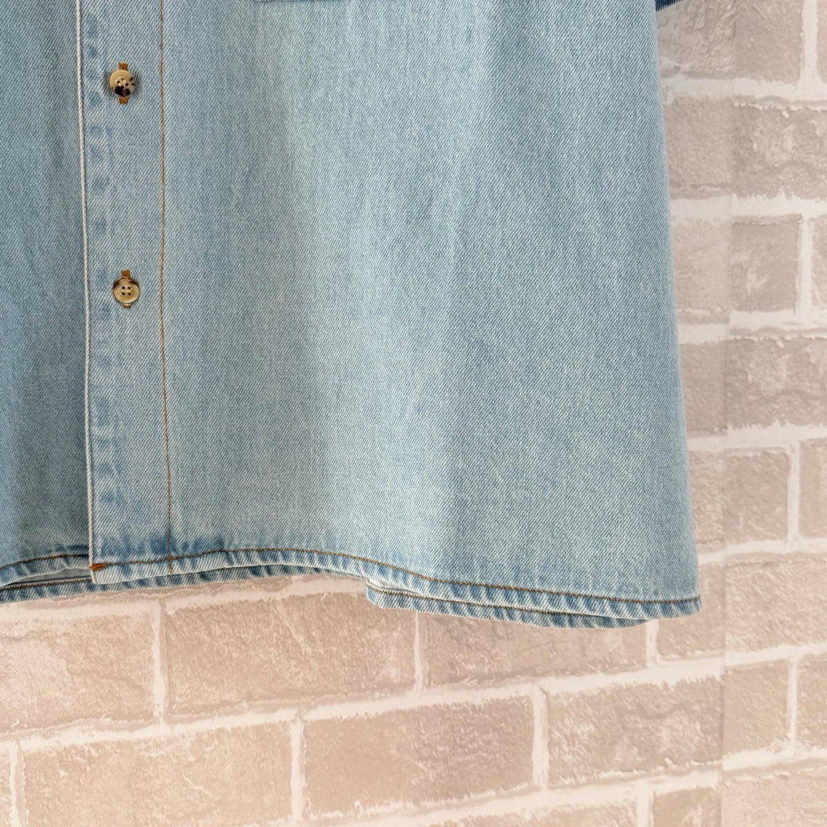 Blue Denim Anagram Short-Sleeve - Men's