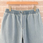 Blue Denim Elasticated Wide-Leg - Men's