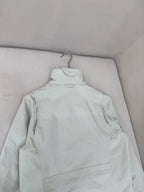 Navy Wool Stand Collar Blouson - Men's
