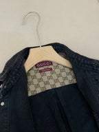 Black Denim Pocket Long-Sleeve - Men's