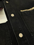 Black Denim Pocket Long-Sleeve - Men's