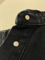 Black Denim Pocket Long-Sleeve - Men's