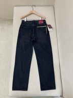 Navy Denim Plain Straight - Women's