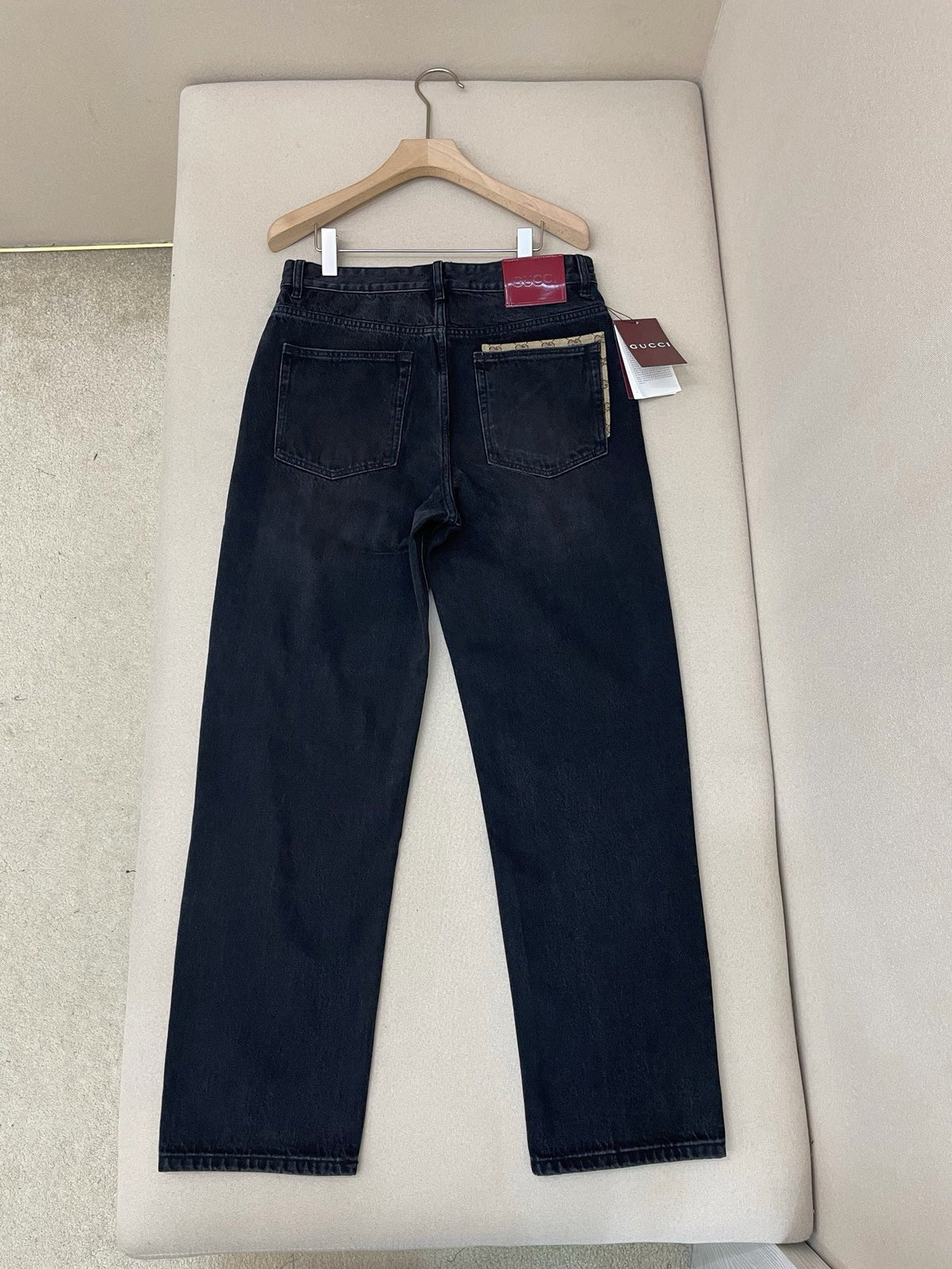 Navy Denim Plain Straight - Women's