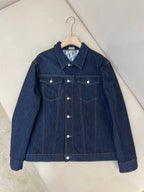 Blue Denim Plain Trucker - Men's