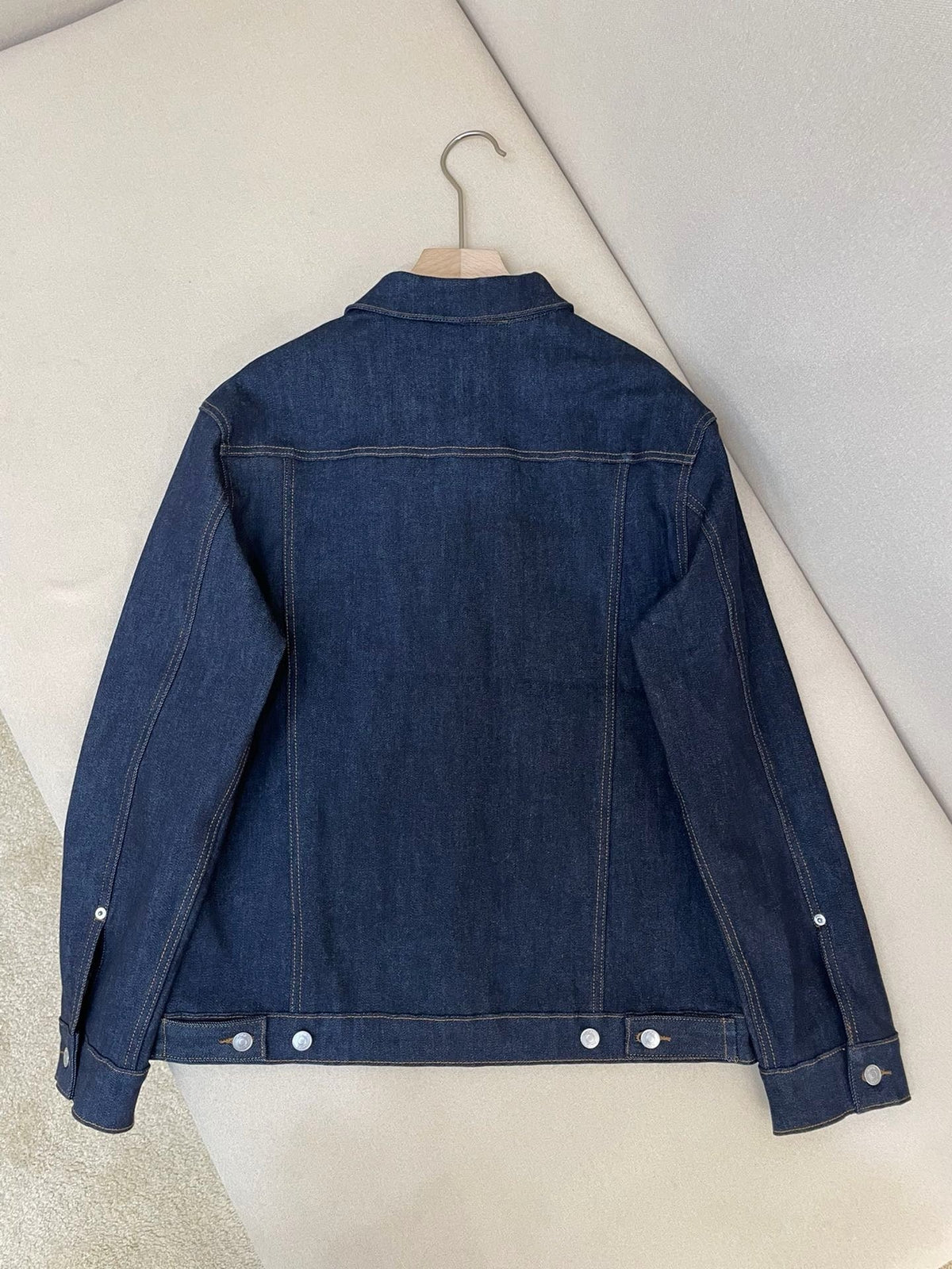 Blue Denim Plain Trucker - Men's