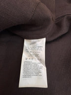 Brown Wool Plain Shirt Jacket - Men's