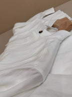 Brown Wool Plain Shirt Jacket - Men's