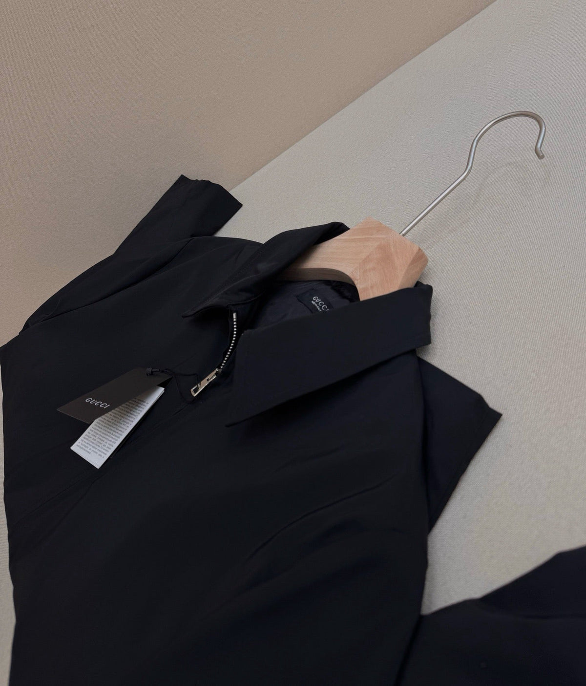 Navy Cotton Plain Blouson - Men's