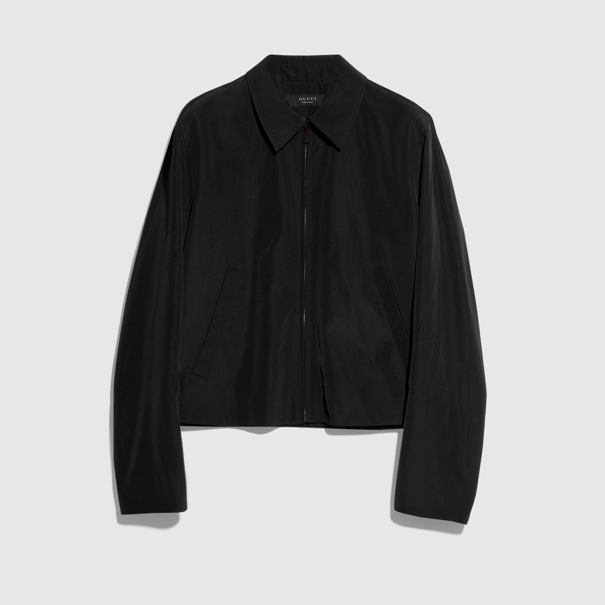Navy Cotton Plain Blouson - Men's
