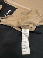 Beige Nylon Colourblock Hooded - Men's