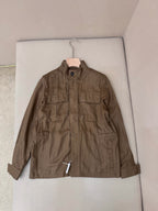 Brown Nylon Plain Field - Men's