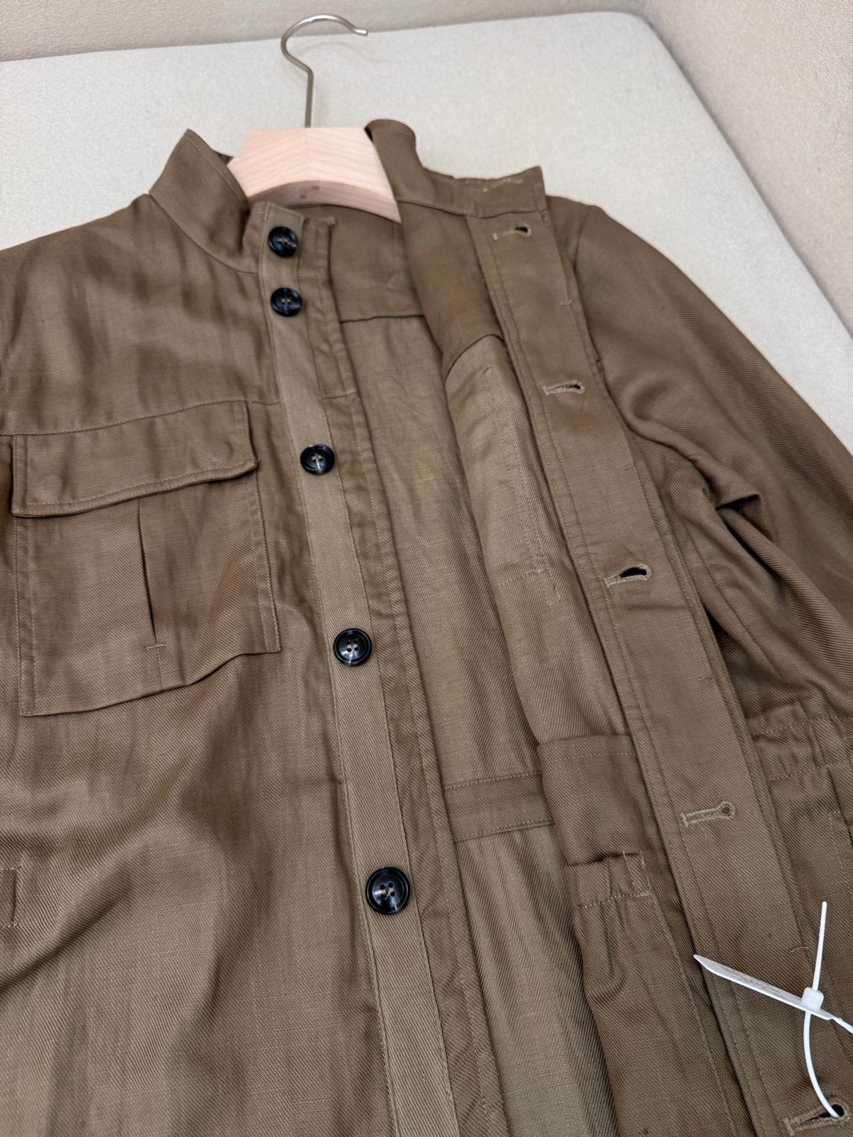 Brown Nylon Plain Field - Men's