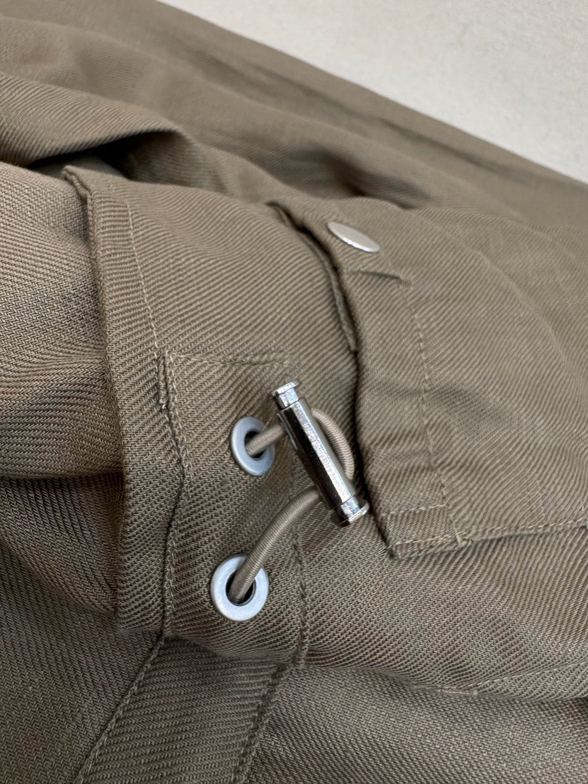 Brown Nylon Plain Field - Men's