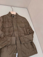 Brown Nylon Plain Field - Men's