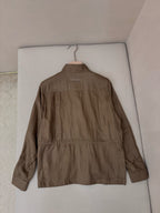 Brown Nylon Plain Field - Men's