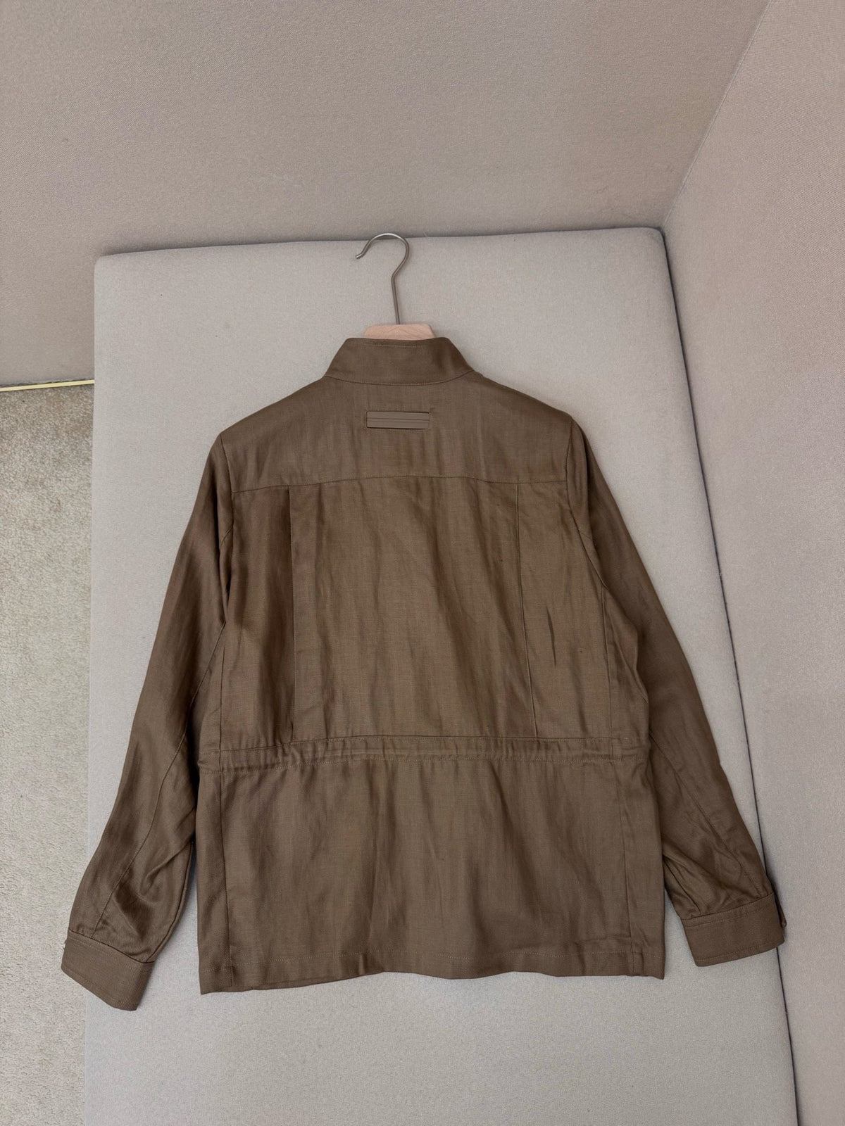 Brown Nylon Plain Field - Men's