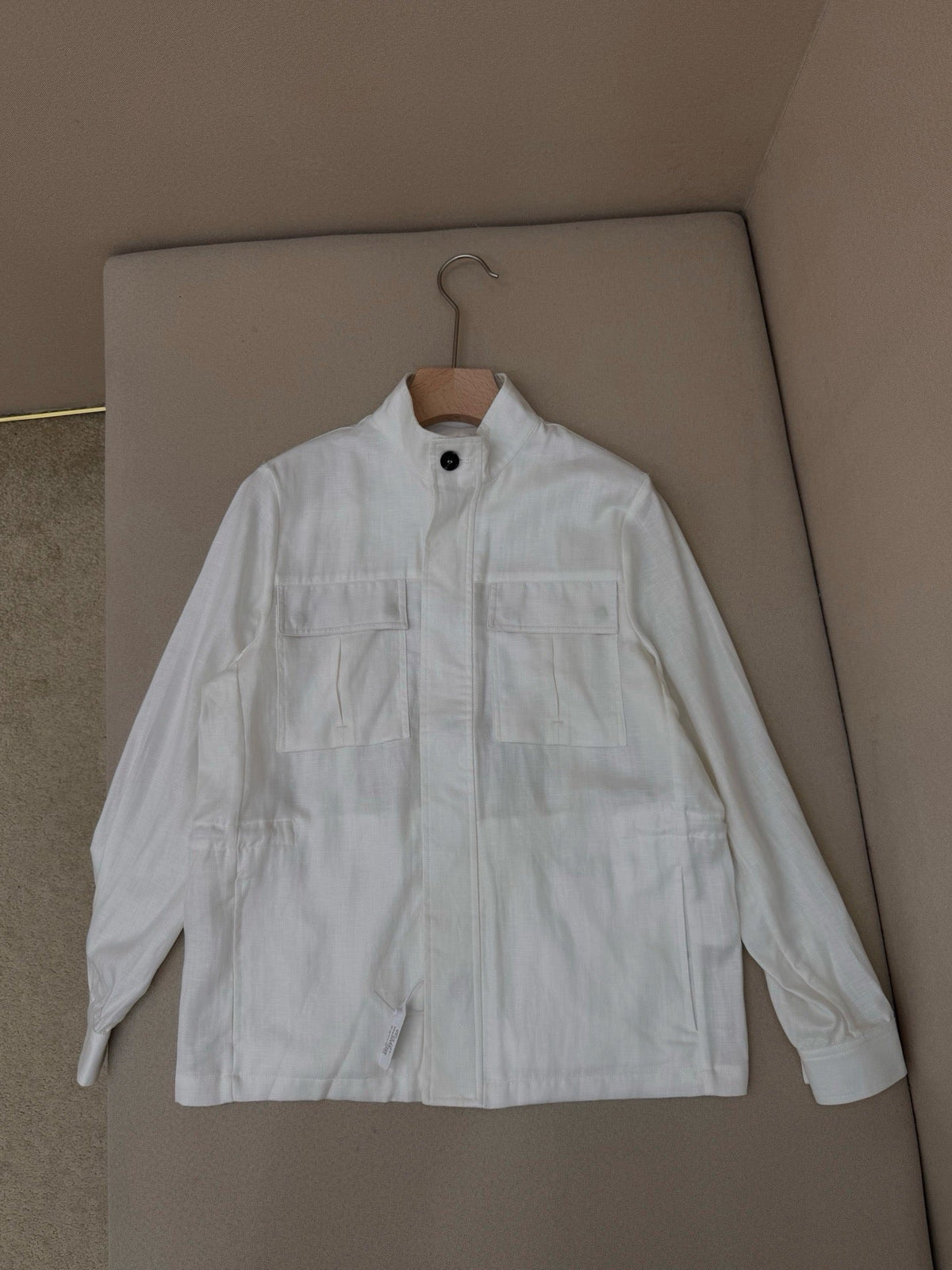 Brown Nylon Plain Field - Men's