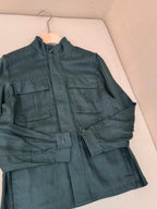 Brown Nylon Plain Field - Men's