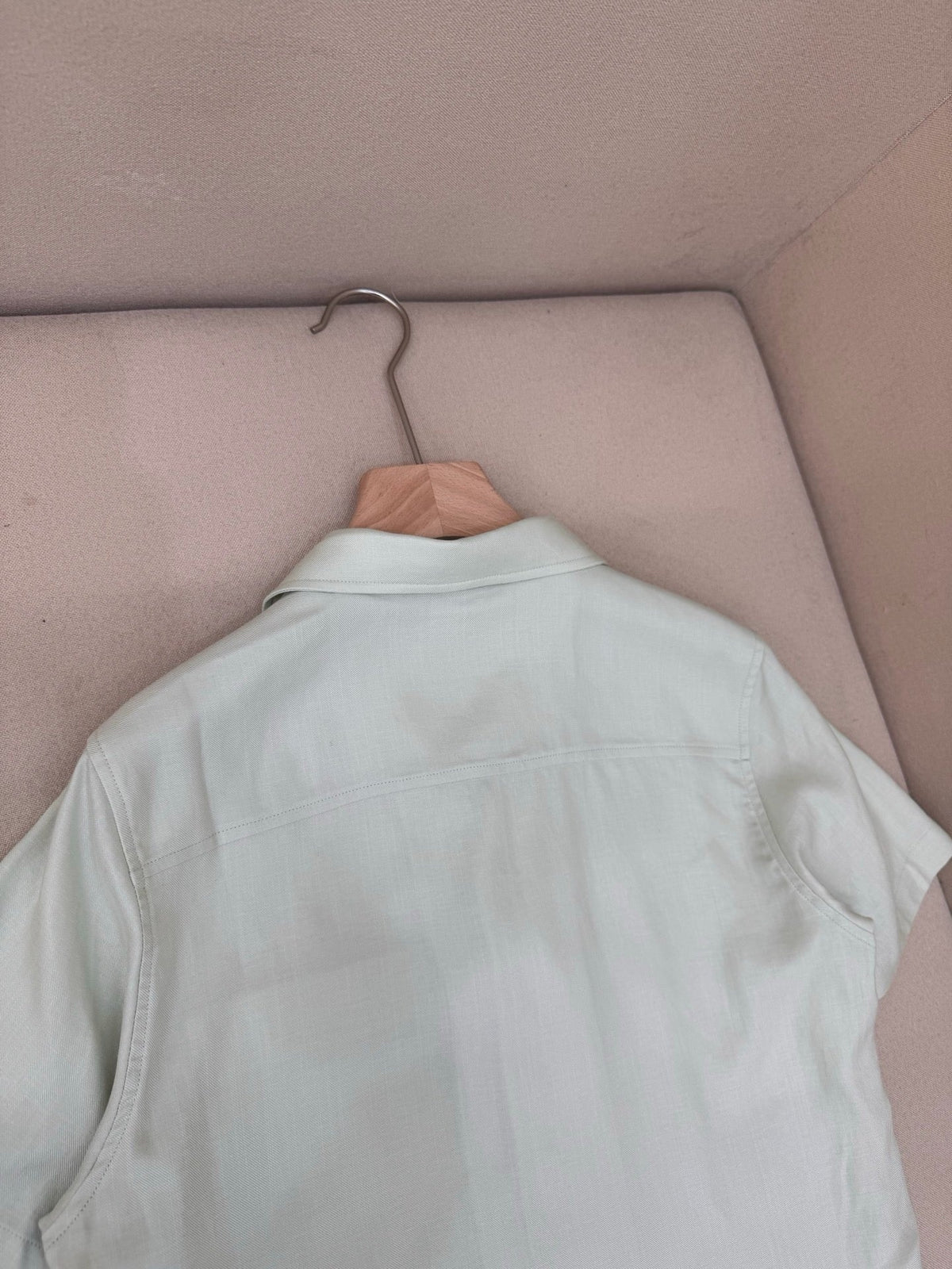 Brown Cotton Camp Collar Short-Sleeve - Men's