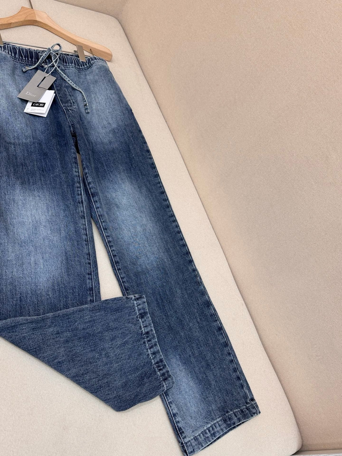 Blue Denim Washed Straight - Men's